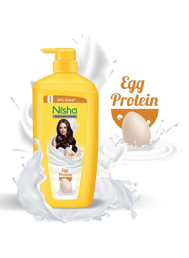 Nisha Egg Protein Shampoo For Strong & Smooth Hair 650 Ml - Image 3