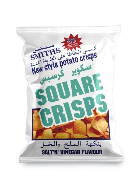Square Crisps Salt and Vinegar 25g