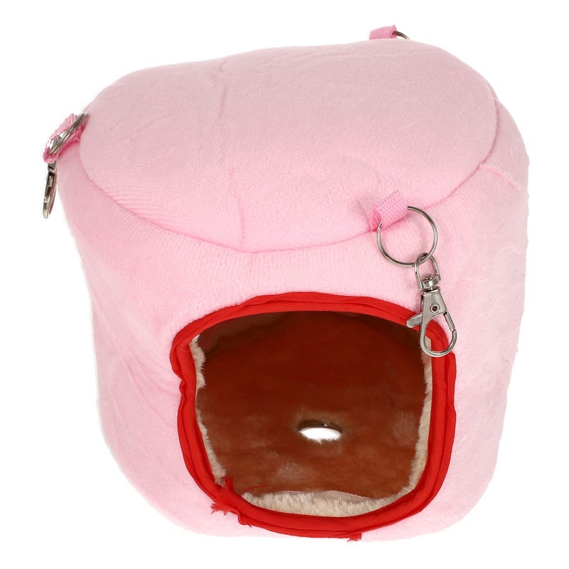 Warm Hamster Hammock Cozy Hanging Nest For Small Animals Rats Mice Decorative Hideout Cage Accessories - Image 2