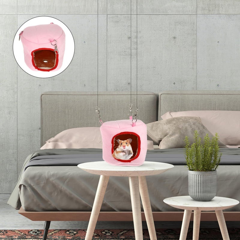 Warm Hamster Hammock Cozy Hanging Nest For Small Animals Rats Mice Decorative Hideout Cage Accessories - Image 4