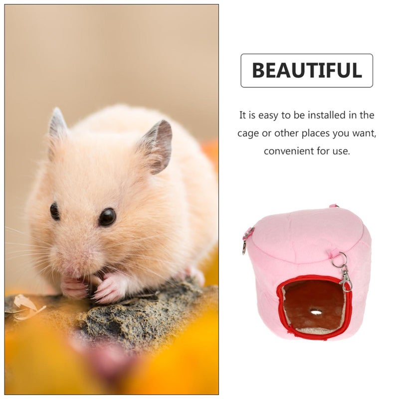 Warm Hamster Hammock Cozy Hanging Nest For Small Animals Rats Mice Decorative Hideout Cage Accessories - Image 5