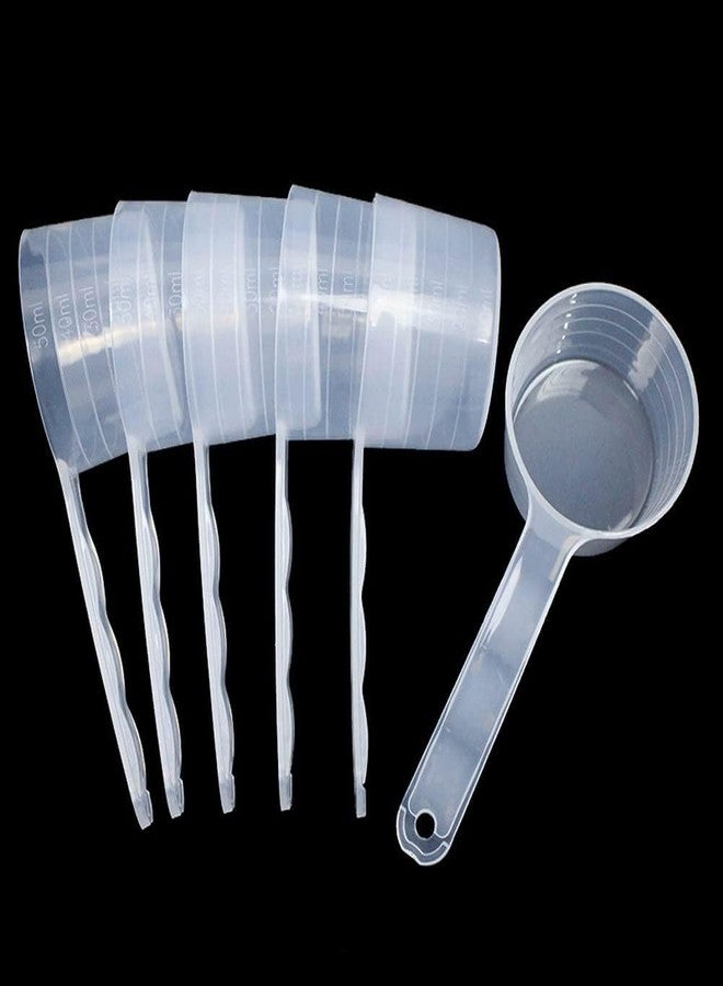 LJJCSFF 6pcs Milk Powder Scoops Laundry Detergent Scoop Lab Measuring Spoon Plastic Measuring Spoons for Cosmetics Powders Kitchen - Image 5