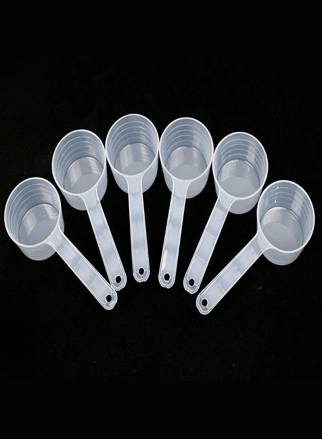 LJJCSFF 6pcs Milk Powder Scoops Laundry Detergent Scoop Lab Measuring Spoon Plastic Measuring Spoons for Cosmetics Powders Kitchen - Image 3