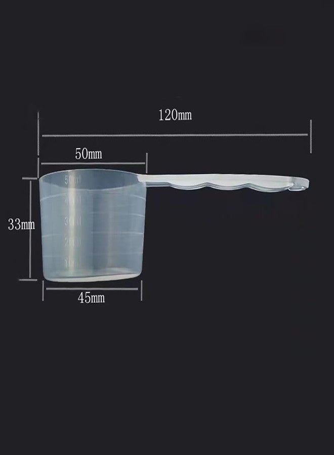 LJJCSFF 6pcs Milk Powder Scoops Laundry Detergent Scoop Lab Measuring Spoon Plastic Measuring Spoons for Cosmetics Powders Kitchen - Image 2