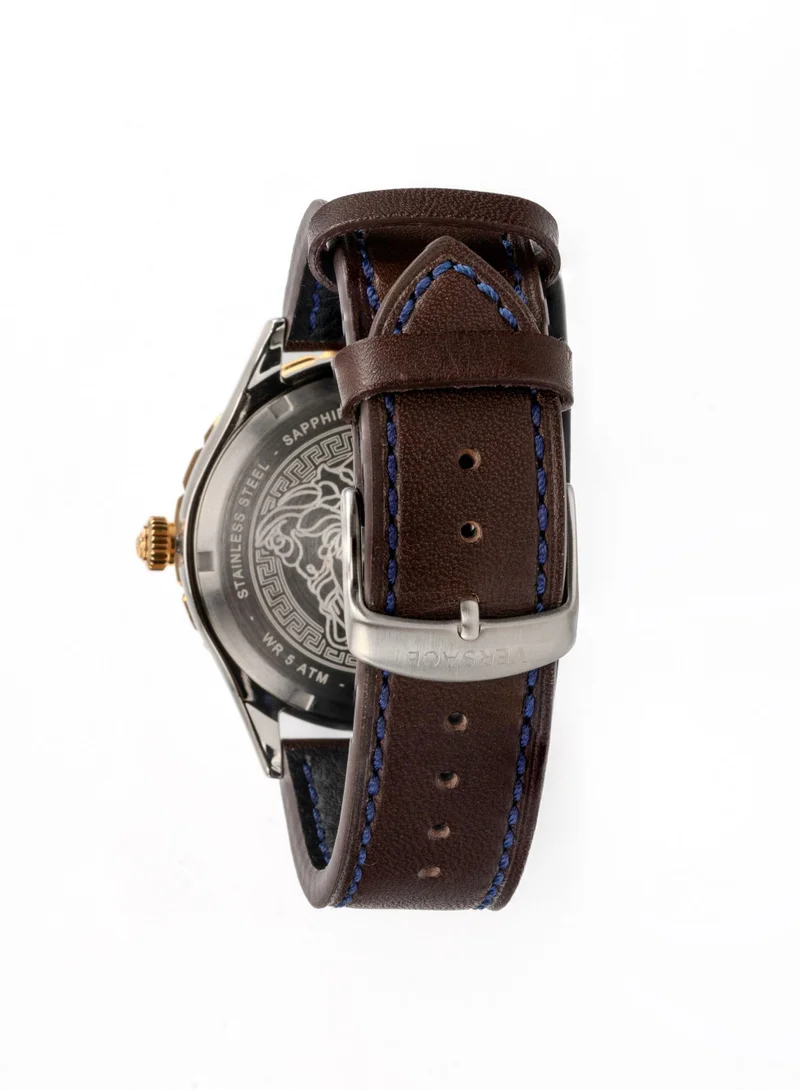 VERSACE Hellenyium GMT Blue Dial Watch