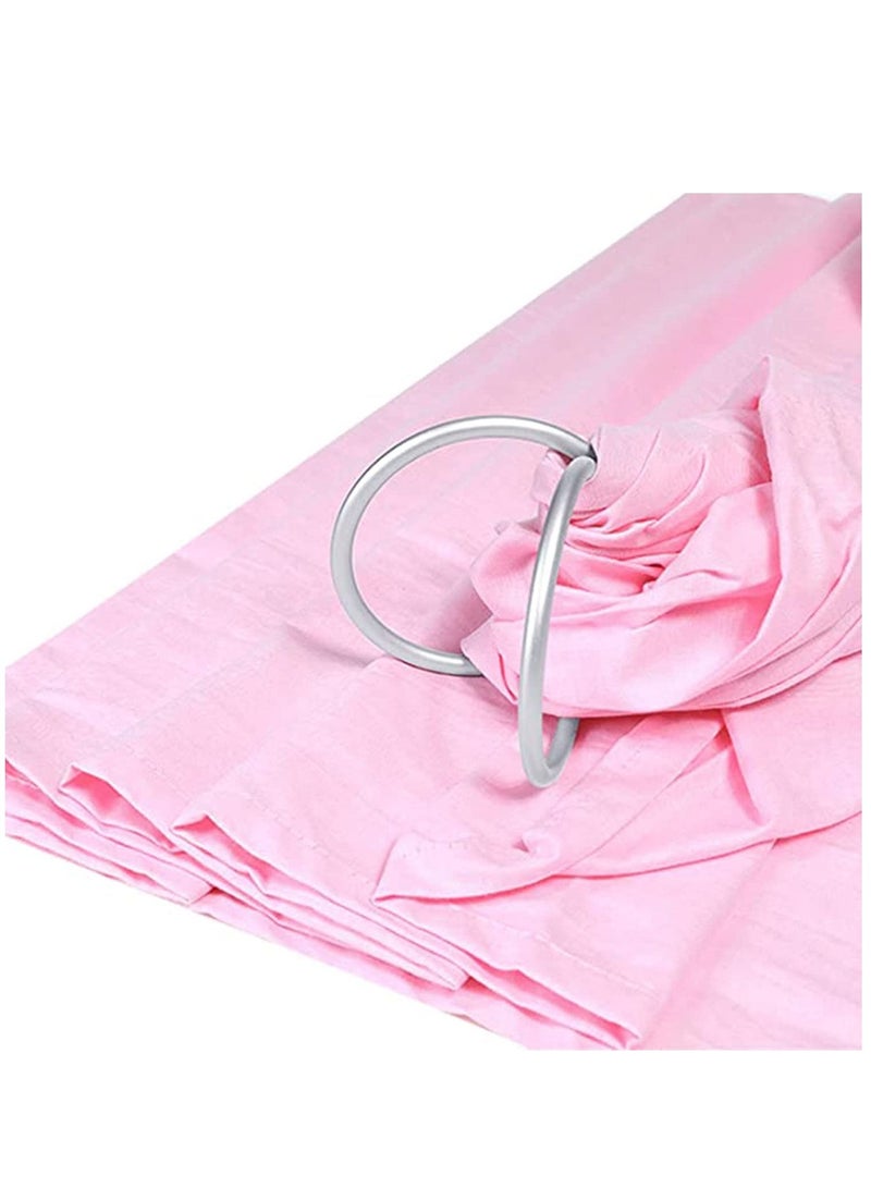 2 Pieces Baby Sling Ring Aluminium Wrap Rings for Infants Toddlers Carriers and Slings, Silver, Mom Loved - 3.5 Inch Safe and Durable No Deformation Easy to Carry Fit for Breastfeeding - Image 3