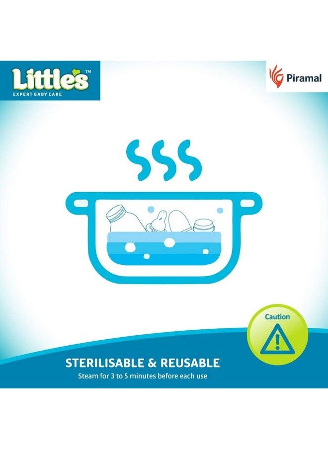 Little's - Classic Maxi Feeding Bottlepink (Pack Of 3) - Image 1