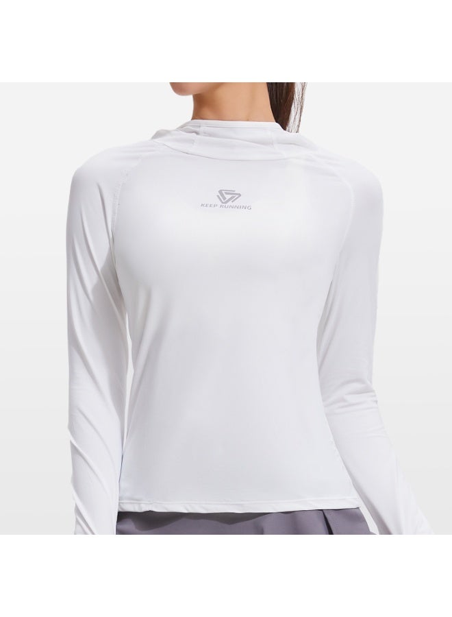 Fitness Sports Hoodies Women's Long Sleeve Top Gym Yoga Shirt Running T Shirt Quick Dry Workout Shirts With Thumb Holes - Image 1