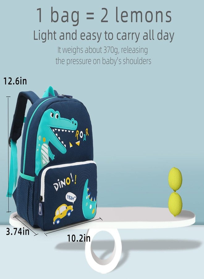willikiva Car Dinosaur Kids Toddler Backpack for Boys and Girls Children Waterproof Preschool Bag(Dinosaur) - Image 3