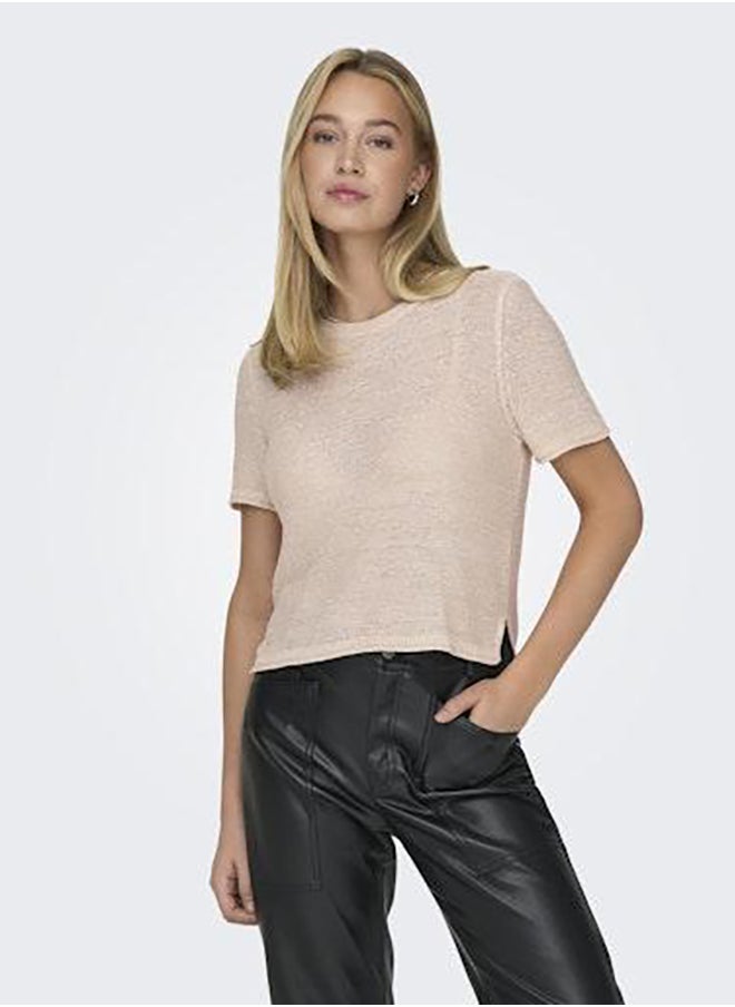 Onlsunny S/S Pullover Knt Noos