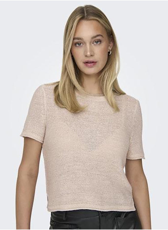 Onlsunny S/S Pullover Knt Noos