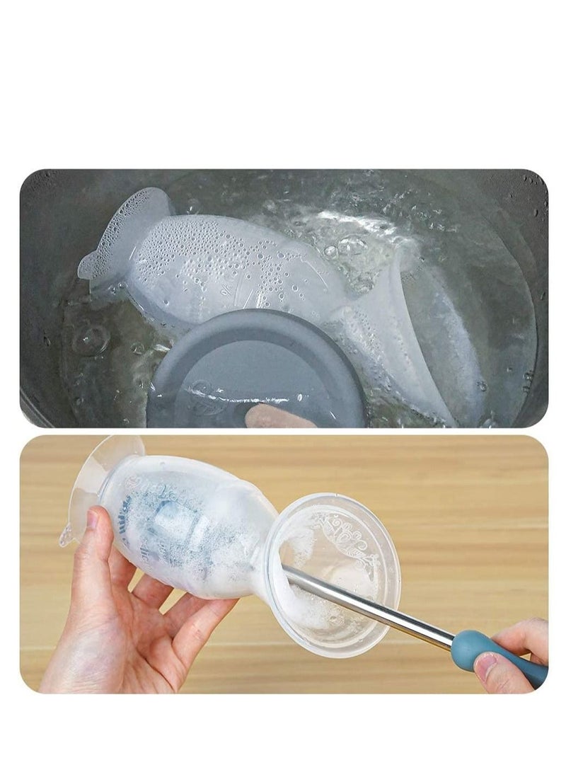 haakaa Breast Pump Manual With Suction Base 100% Food Grade Silicone BPA,  PVC And Phthalate Free 5oz/150ml - Image 5