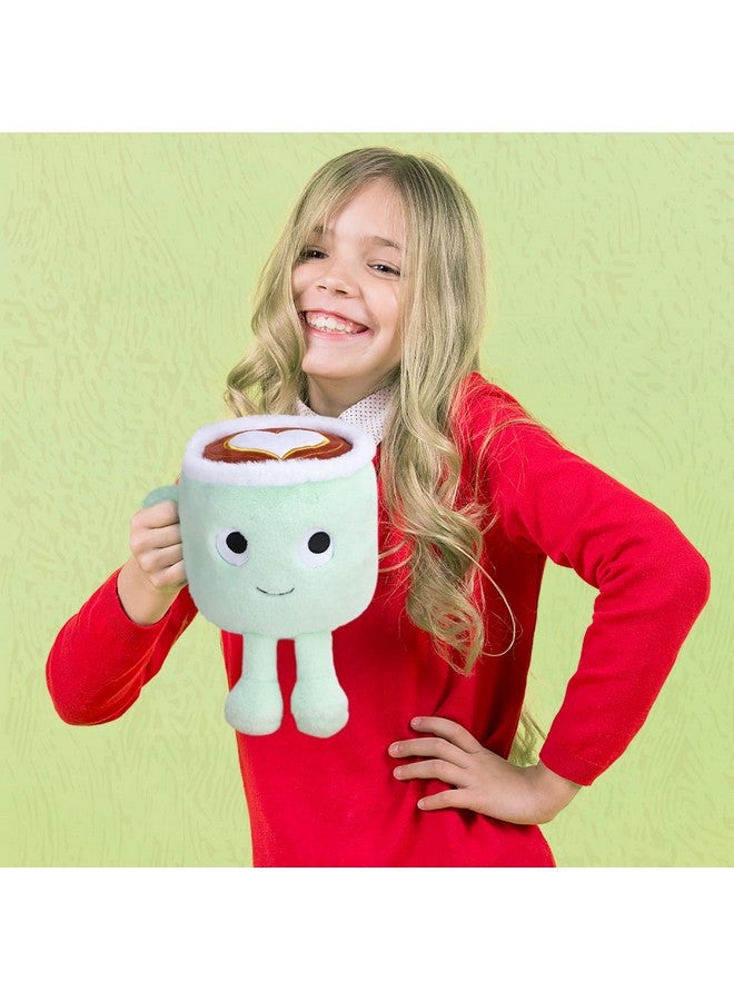 AULUDA Latte Plush Toy 30 Cm Stuffed Coffee Mug Plushie Pillow Doll Soft Cup Fluffy Friend Hugging Cushion Present For Every Age… (Latte)  - Image 2
