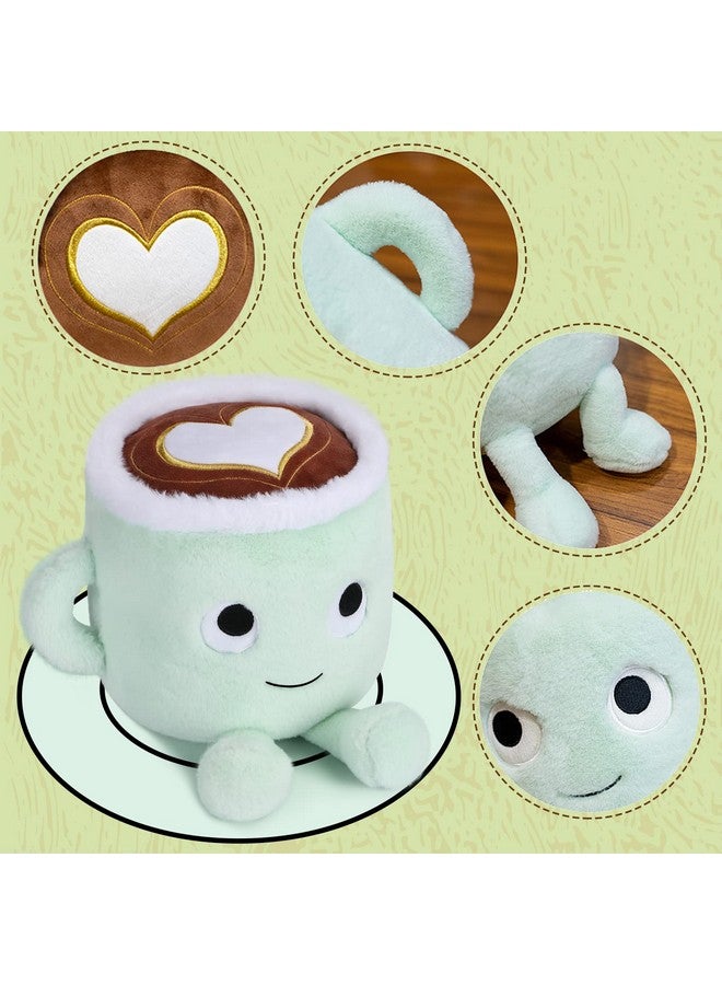 AULUDA Latte Plush Toy 30 Cm Stuffed Coffee Mug Plushie Pillow Doll Soft Cup Fluffy Friend Hugging Cushion Present For Every Age… (Latte)  - Image 4