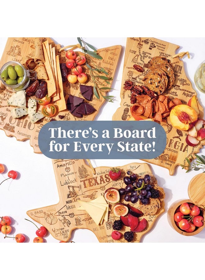 Totally Bamboo Totally Bamboo Destination State Serving Board, California, 100% Bamboo Board for Serving Food and Entertaining  - Image 5