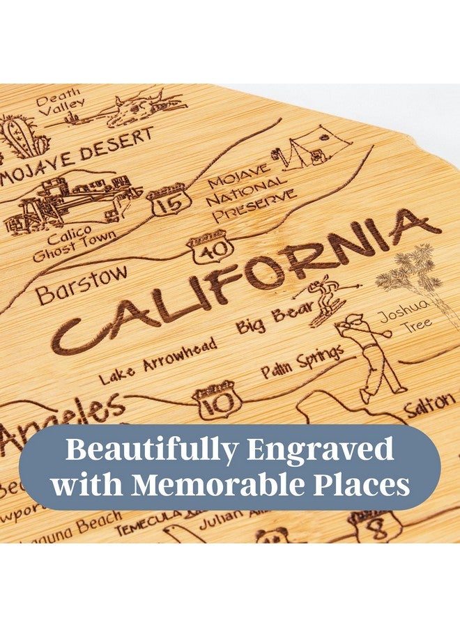 Totally Bamboo Totally Bamboo Destination State Serving Board, California, 100% Bamboo Board for Serving Food and Entertaining  - Image 3