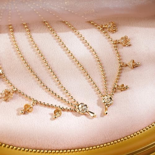 Rubans 22K Gold-Plated Triple Layer Ear Kan Chain with Ghungroo Jhumka Drops for Women & Girls – Perfect for Weddings & Traditional Looks - Image 5