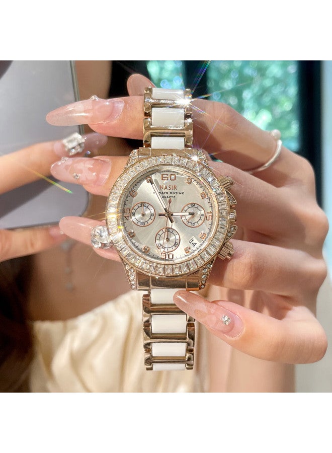 Ciloa New Women's Fully Automatic Mechanical Watch Sun Moon Stars Niche Art Brand Women's Watch - Image 1