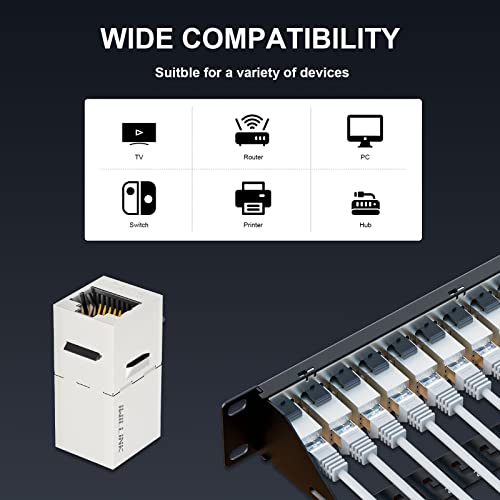 iwillink 10Gbps Patch Panel 24 Port, RJ45 Through Coupler Cat6 Patch Panel, STP Shielded Patch Panels 19-Inch 1U with Back Bar, Wallmount or Rackmount, Compatible with Cat5, Cat5e, Cat6 Cabling - Image 2