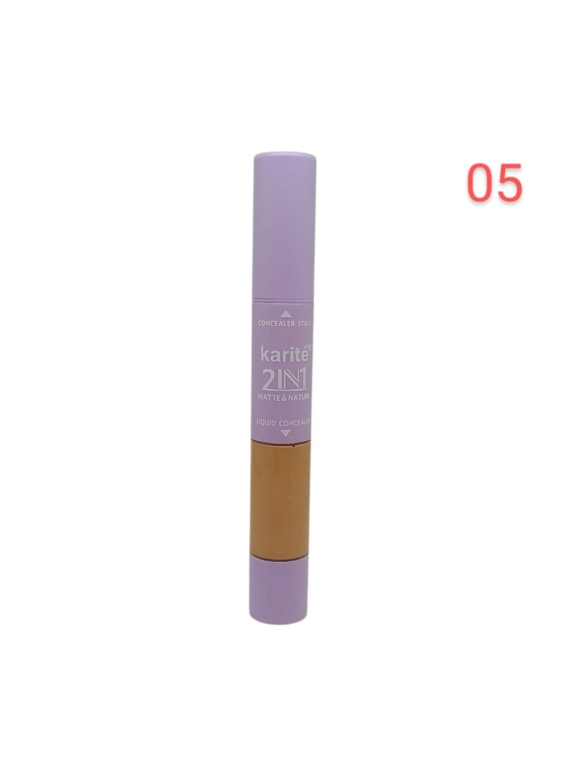 KARITE - 2 in 1 concealer stick & concealer liquid 05 - Image 1