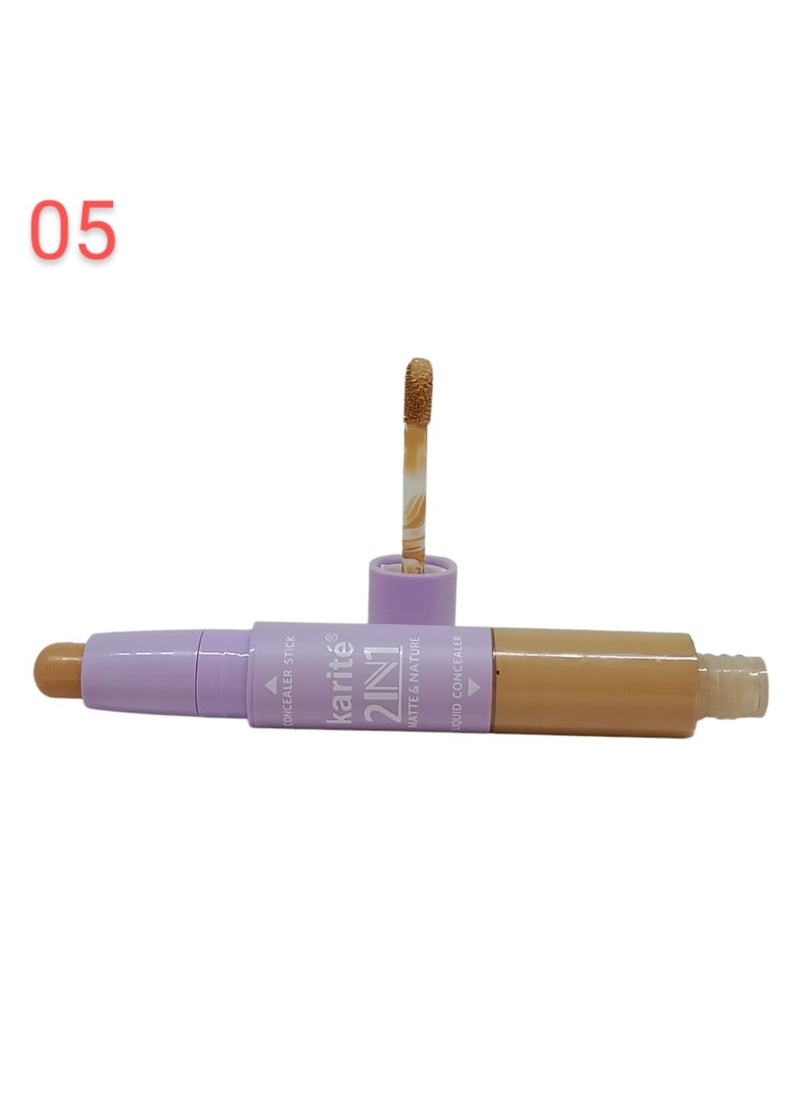 KARITE - 2 in 1 concealer stick & concealer liquid 05 - Image 1