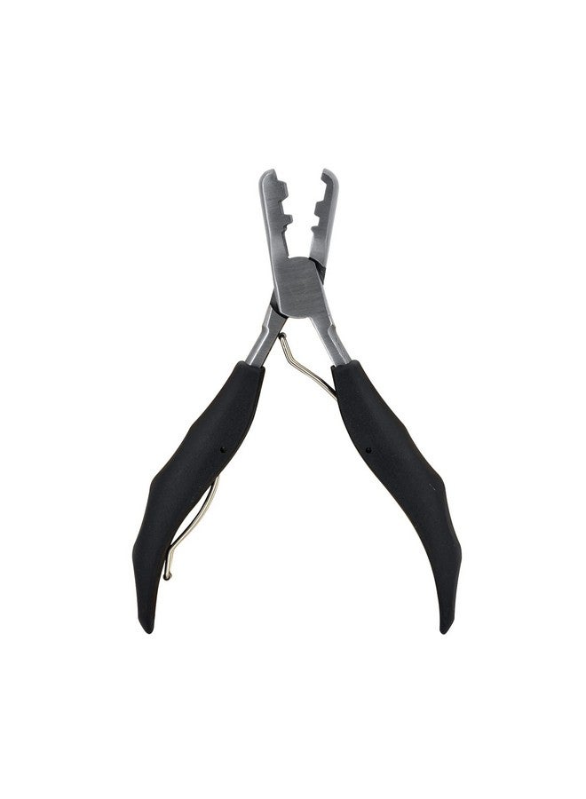 coloryoung Fusion Bond Crusher Tool for Keratin Hair Extensions Flat Tip Pre-Bonded Hair Extension Pliers Professional Hair Loop & Styling Tool - Image 1