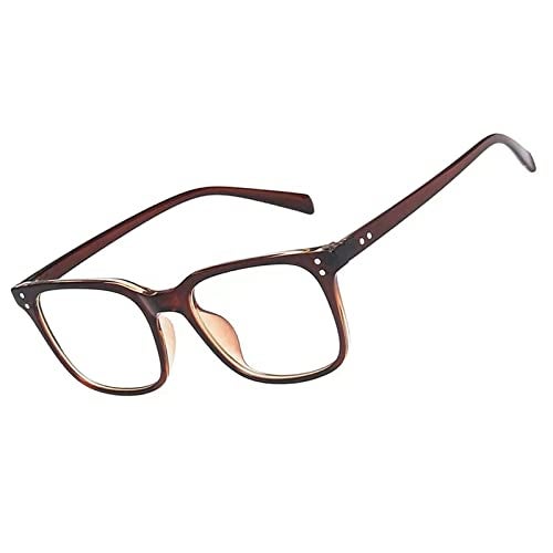 Jcerki Myopia Distance Brown Frame Unisex -0.50 Nearsighted Glasses - Image 2
