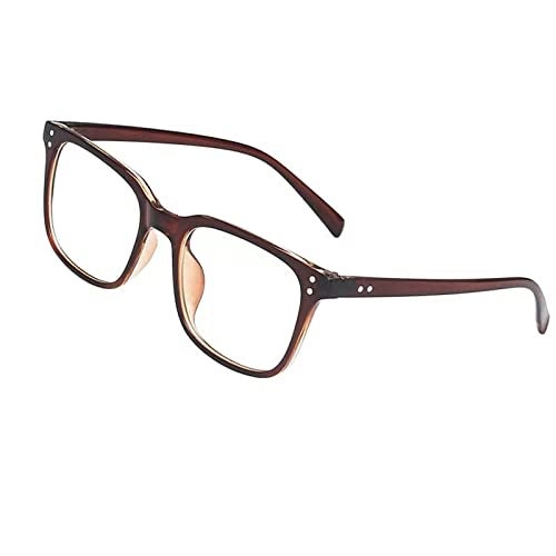Jcerki Myopia Distance Brown Frame Unisex -0.50 Nearsighted Glasses - Image 3