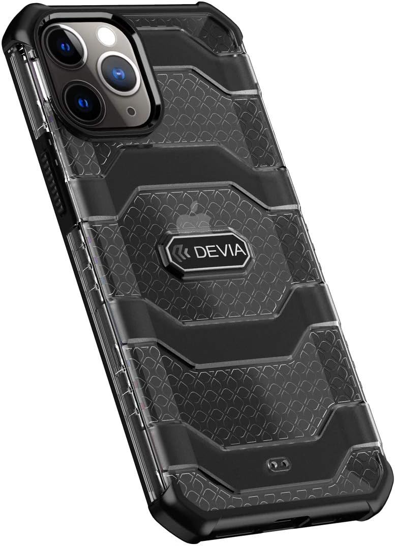 ديفيا جراب فانجارد المقاوم للصدمات لهاتف آيفون 12 برو ماكس 6.7 بوصة، أسود - Image 2