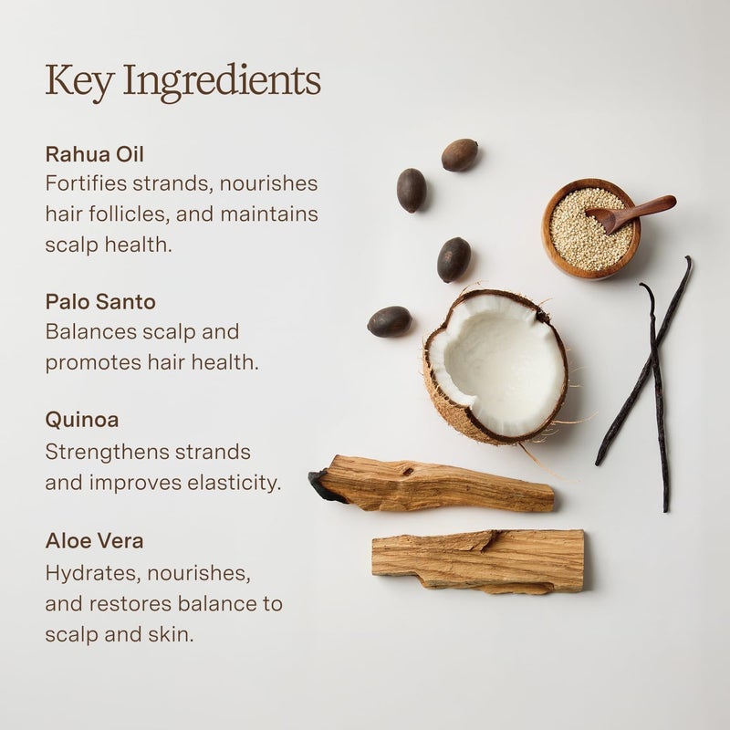 Rahua Classic Shampoo 9.3 Fl Oz, Made With Organic Ingredients for Healthy Scalp and Hair, Safe for Color Treated Hair, Shampoo with Palo Santo Aroma, Best for All Hair Types, Brown - Image 5
