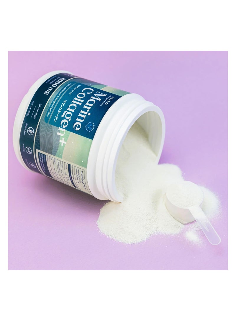 Valeo Marine Collagen - Japanese Collagen Peptides Unflavored 208 gm, 8 g per serving - Pack of 2 - Image 5