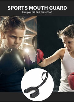 GROIC 2Pack Mouth Guard with Strap, Sports Mouth Guard Soft Mouth Guard Football for Youth & Adult, Mouthpiece Boxing for Rugby, Hockey, Basketball, Boxing, MMA, Lacrosse  - Image 4