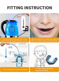 GROIC 2Pack Mouth Guard with Strap, Sports Mouth Guard Soft Mouth Guard Football for Youth & Adult, Mouthpiece Boxing for Rugby, Hockey, Basketball, Boxing, MMA, Lacrosse  - Image 5