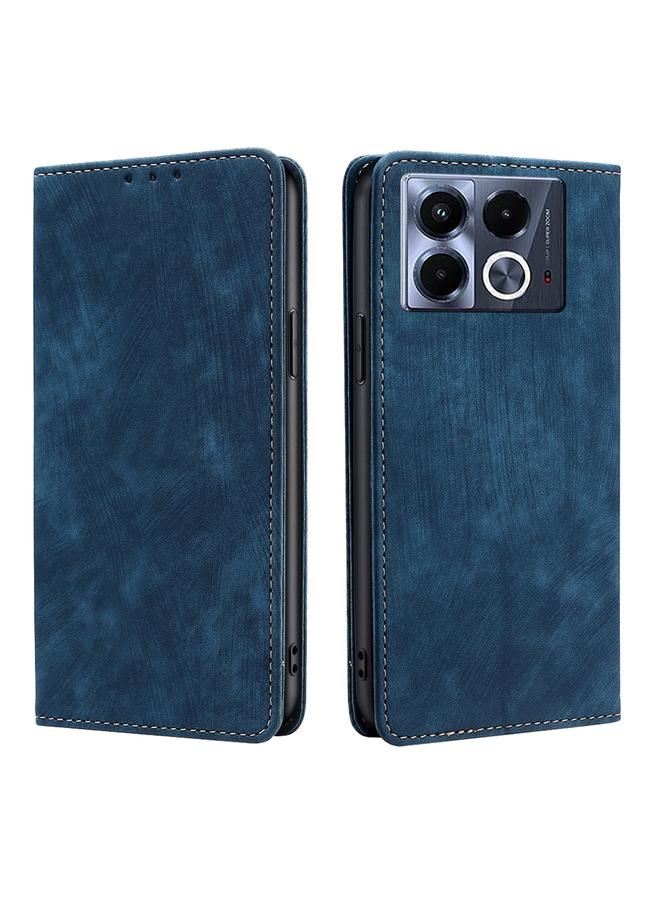 Zaboon Case For Infinix Note 40 5G RFID Anti-theft Brush Magnetic Leather Phone Case - Image 1