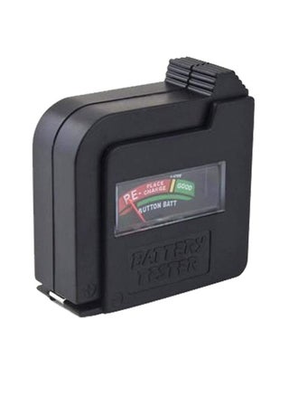 Battery Tester, Multi Purpose Household Battery Load Tester Checker, Universal Battery Checker Meter for AA/AAA/C/D/9V/1.5V Small Button Cell Batteries 12 V Lantern Cells & More (Black) - pzsku/Z8BF41145BB57120804B6Z/45/_/1722183606/10793d52-681f-422b-8760-598d25091f13