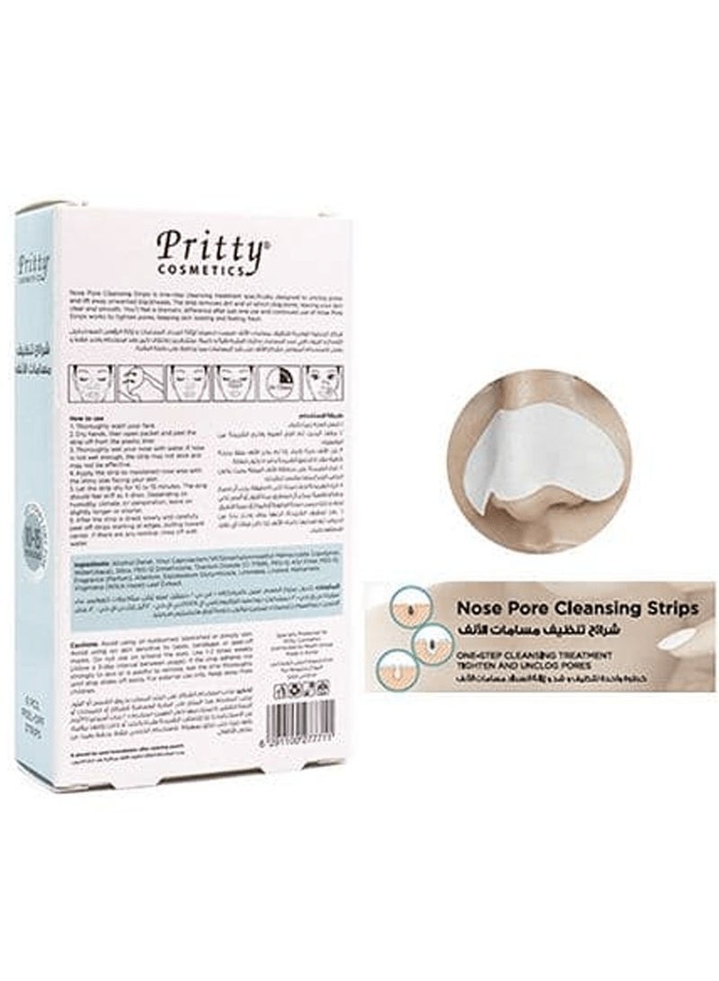 Pretty nasal pore cleansing patches, 6 pieces
