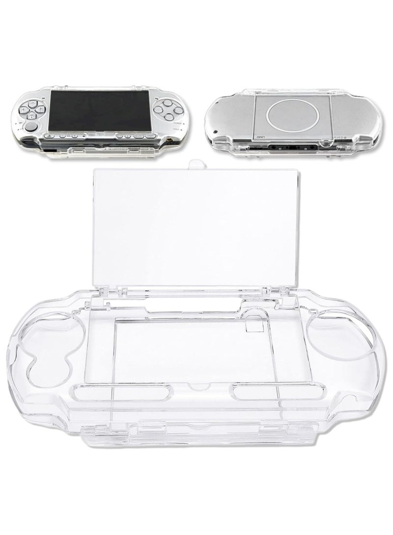 The transparent Snap-On crystal hard case is compatible with the Sony PSP 3000 Series /PSP Slim 2000 Series and comes with the PSP 2000 3000's clear display movie stand to protect against dust and s - Image 1