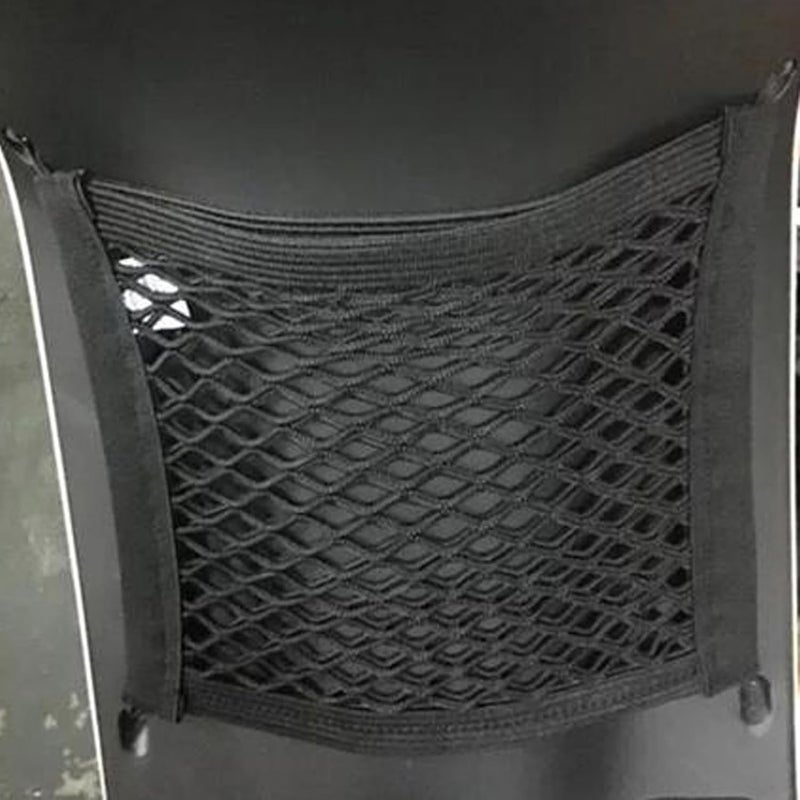 Motorcycle Cargo Net - High Elastic Polyester Luggage Holder for Secure Load Stability, 360 Degree Rotatable Hooks with Quick Mount Design, Bike Storage Net for Helmets Bags Groceries Daily Riding - Image 4