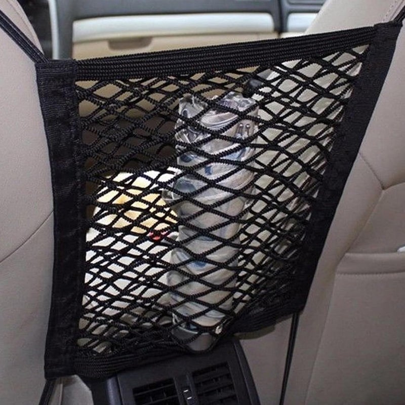 Motorcycle Cargo Net - High Elastic Polyester Luggage Holder for Secure Load Stability, 360 Degree Rotatable Hooks with Quick Mount Design, Bike Storage Net for Helmets Bags Groceries Daily Riding - Image 3
