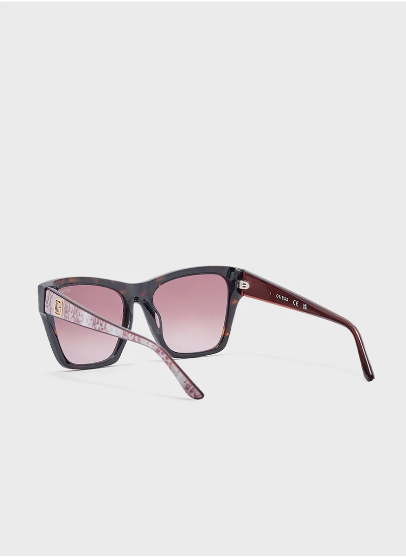 جس Uv-Protected Wayfarers Sunglasses