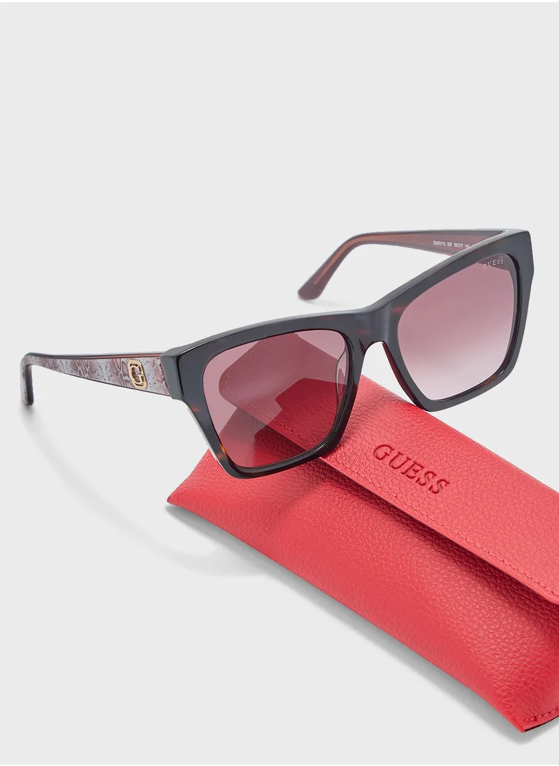 جس Uv-Protected Wayfarers Sunglasses