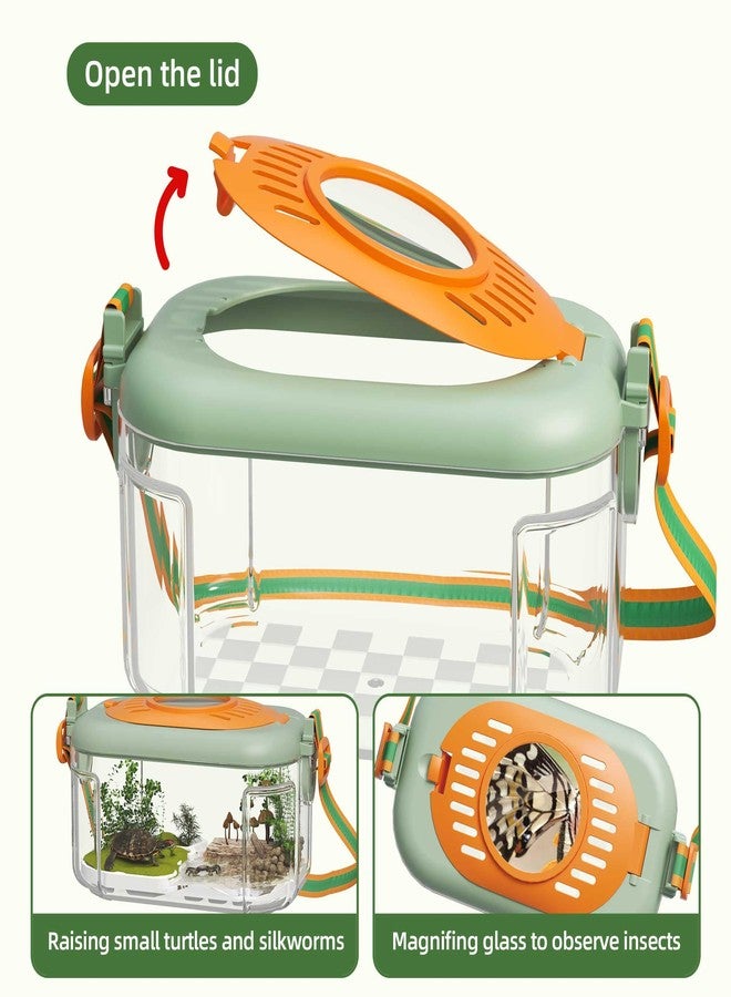 KOALA DIARY Bug Catcher for Kids Explorer Bug Catching Kit,Magnifying Glass, Tweezers, Whistle & Compass, Learning Guide, Insect Habitat, Outdoor Toys(3 Year +) (Kids Bug Catcher Set) - Image 5