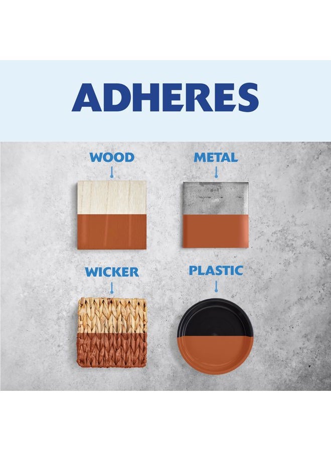 RUST-OLEUM 334061 طلاء رذاذ لمسة الرسام 2X تغطية فائقة، 12 أونصة، قرفة ساتان - Image 5