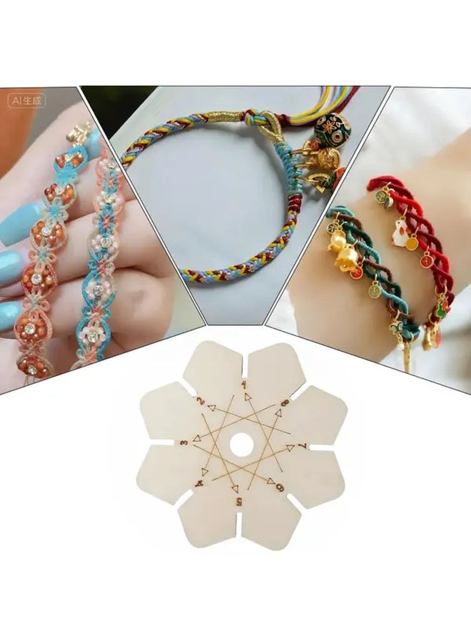 Kumihimo Loom 3 66 Inch C Style Manual Braiding Board For DIY Jewelry Making - Image 1