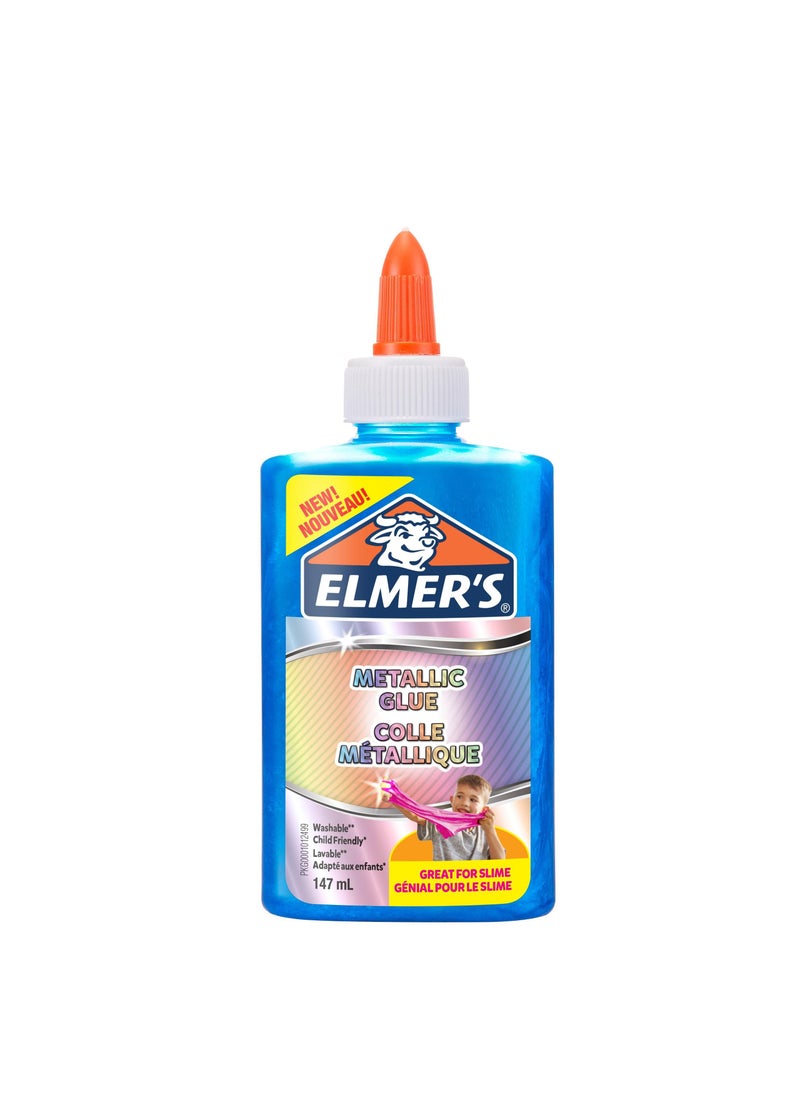 Elmers Elmers Metallic Glue Blue 147ml  - Image 1