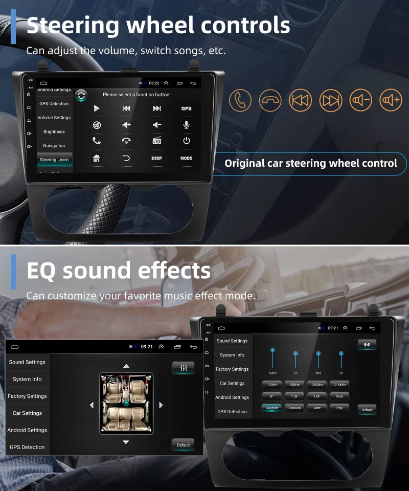 Podofo راديو سيارة أندرويد 13 لنيسان ألتيما 2008 2009 2010 2011 2012 مع مرآة رابط نظام GPS - Image 5
