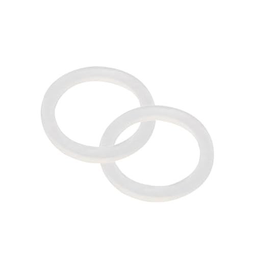 SQXBK 15PCS 70mm White Mason Jar Silicone Seal Gasket Sealing Ring Leak Proof Gaskets for Cans Ideal for Refrigerators and Pantries Food Stay Fresh - Image 4
