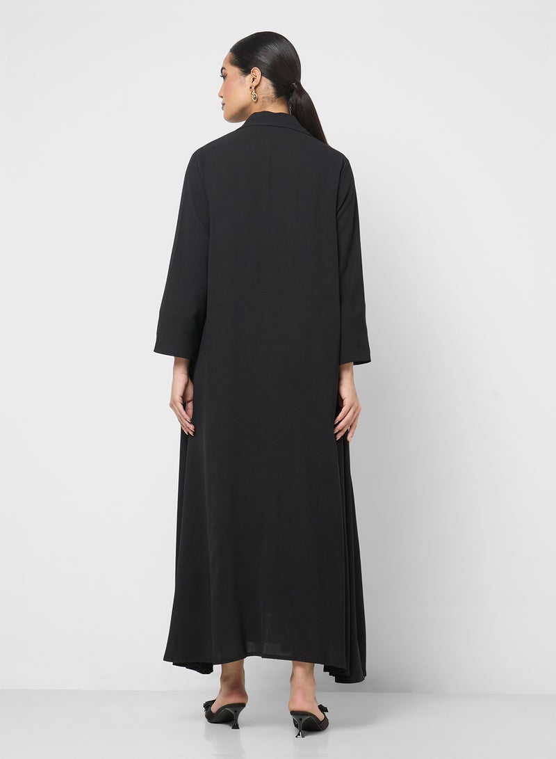Khizana Emrbroidered Abaya - Image 2