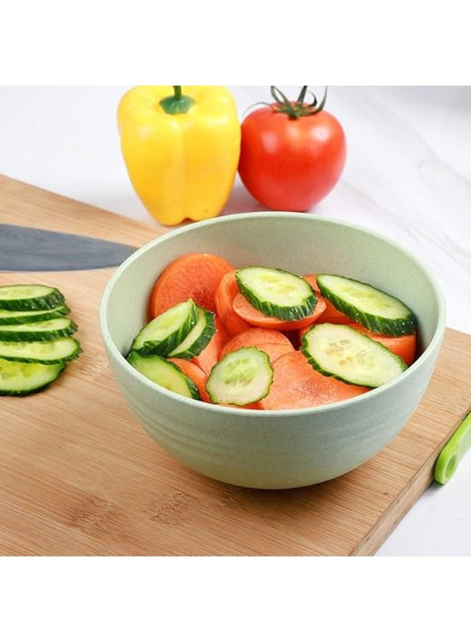 Cereal Bowls  24 OZ Wheat Straw Fiber Lightweight Bowl Sets 4  Dishwasher  Microwave Safe  for,Rice,Soup Bowls - Image 2
