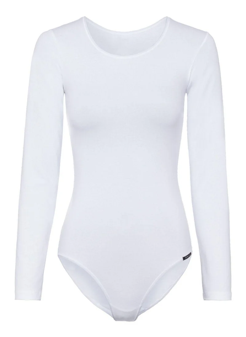 لا سينزا Skiny Bodysuit Long Sleeved White